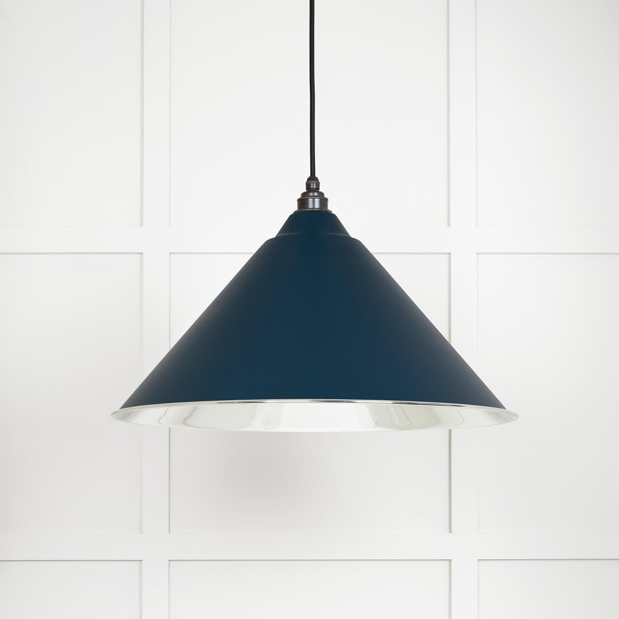 From The Anvil - Smooth Nickel Hockley Pendant in Dusk | Sku. 49506DU | Trade Door Handles.