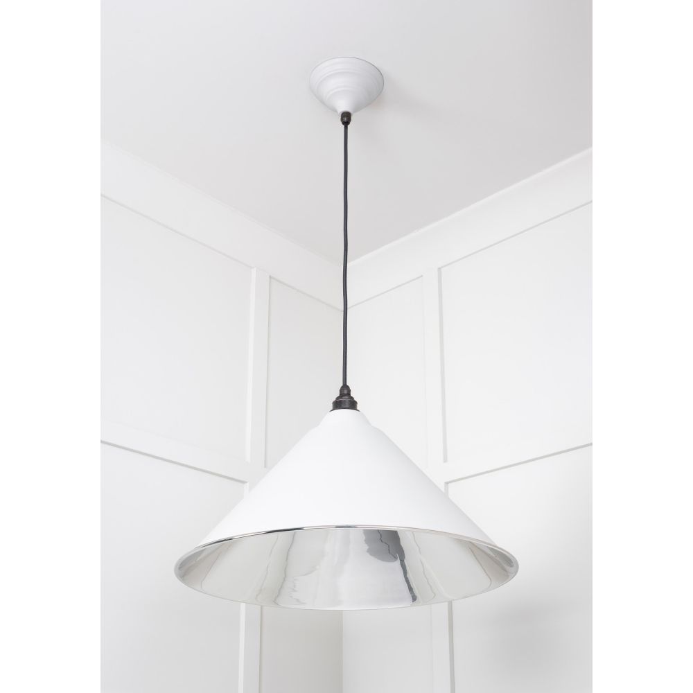 From The Anvil - Smooth Nickel Hockley Pendant in Flock | Sku. 49506F | Trade Door Handles.
