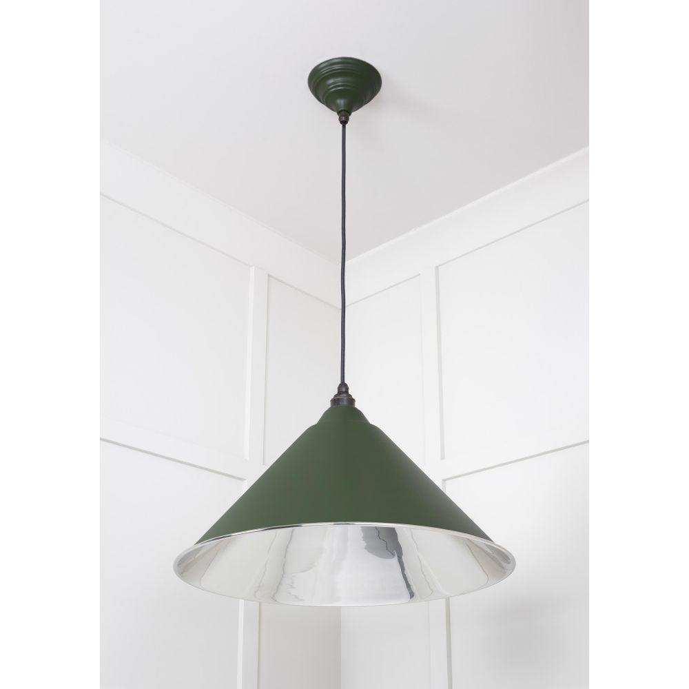From The Anvil - Smooth Nickel Hockley Pendant in Heath | Sku. 49506H | Trade Door Handles.