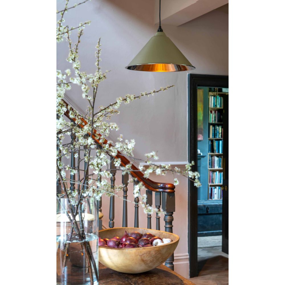 From The Anvil - Smooth Nickel Hockley Pendant in Tump | Sku. 49506TU | Trade Door Handles.
