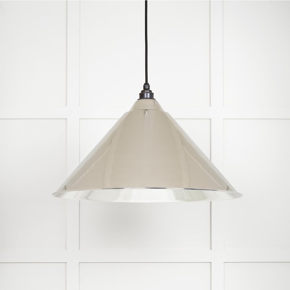 From The Anvil - Smooth Nickel Hockley Pendant | Sku. 49506 | Trade Door Handles.