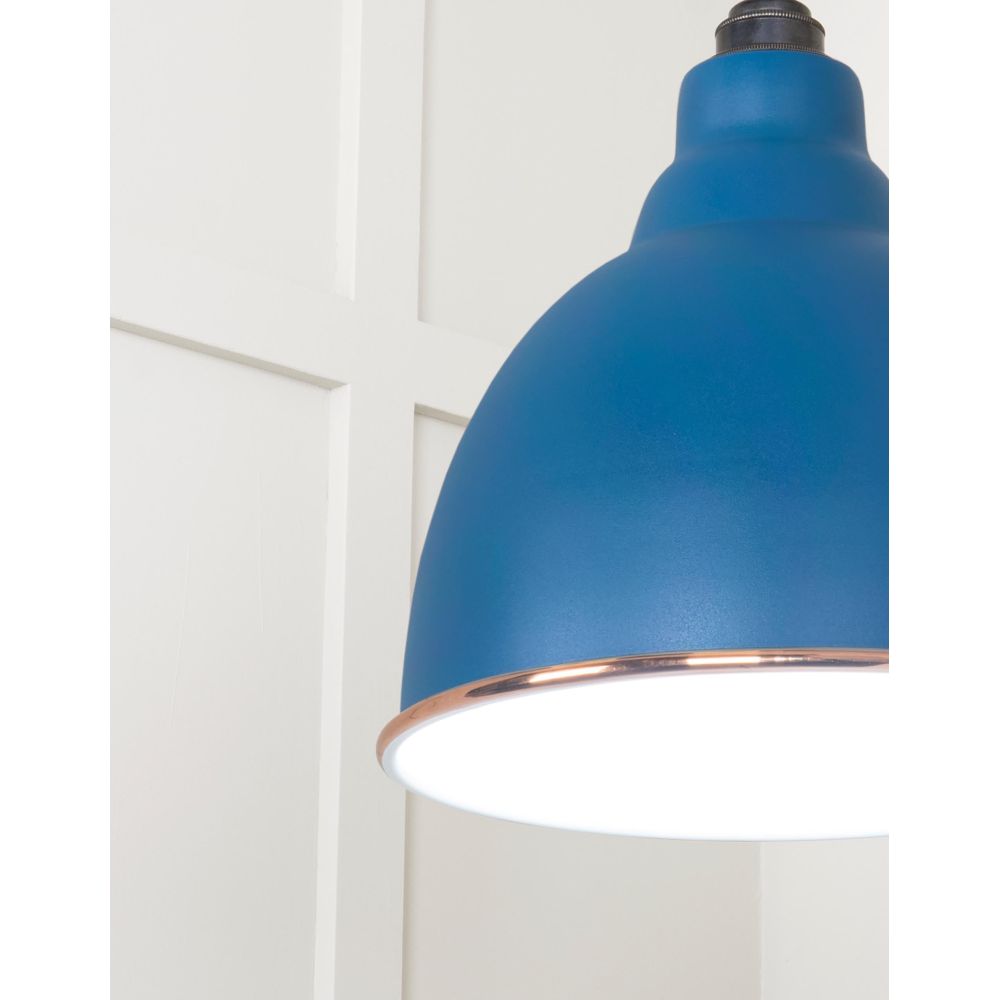 From The Anvil - White Gloss Brindley Pendant in Upstream | Sku. 49507U | Trade Door Handles.