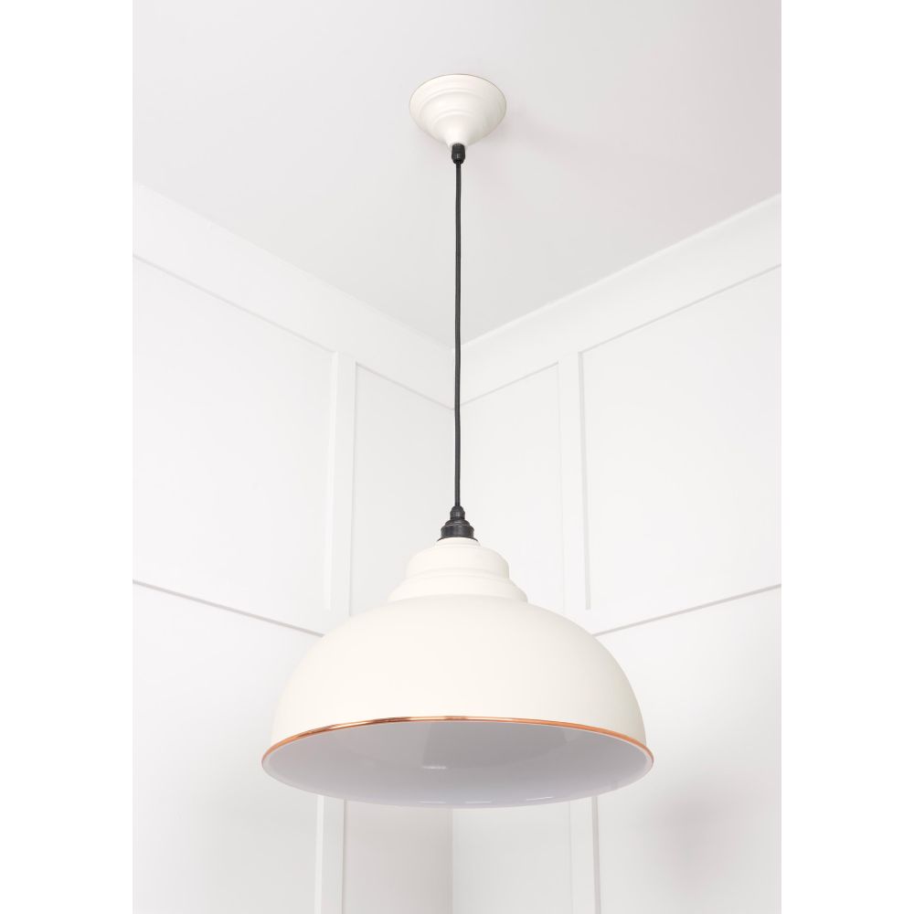 From The Anvil - White Gloss Harborne Pendant in Teasel | Sku. 49508TE | Trade Door Handles.