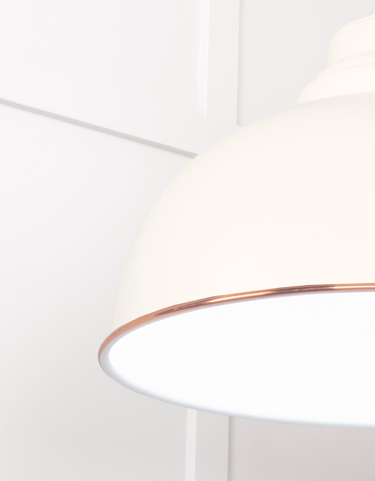 From The Anvil - White Gloss Harborne Pendant in Teasel | Sku. 49508TE | Trade Door Handles.