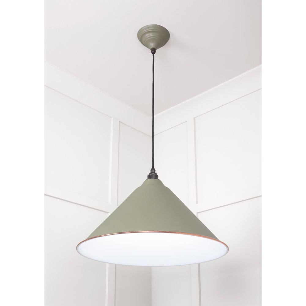 From The Anvil - White Gloss Hockley Pendant in Tump | Sku. 49510TU | Trade Door Handles.