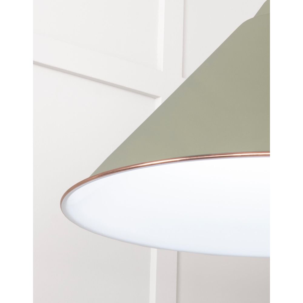 From The Anvil - White Gloss Hockley Pendant in Tump | Sku. 49510TU | Trade Door Handles.