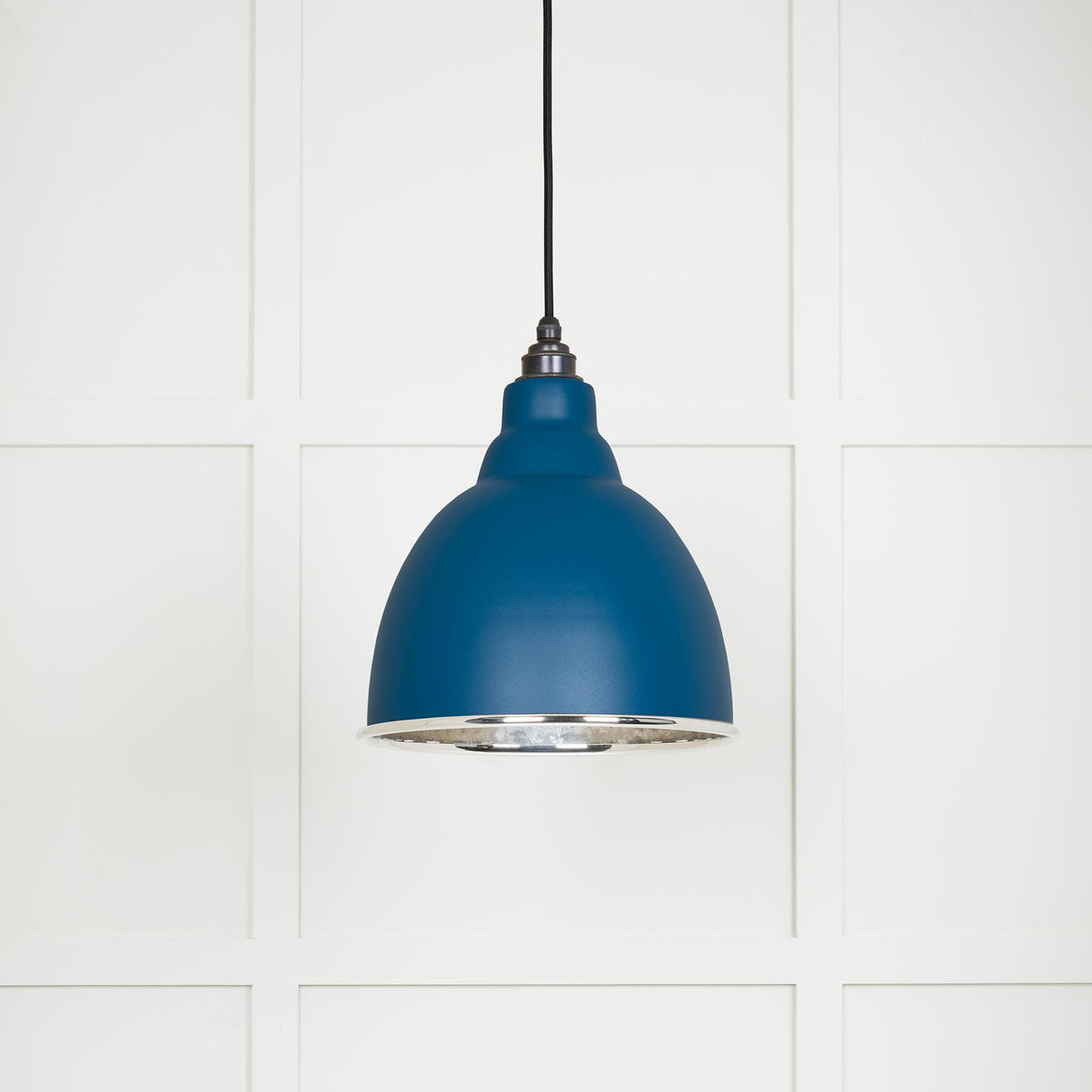 From The Anvil - Hammered Nickel Brindley Pendant in Upstream | Sku. 49511U | Trade Door Handles.