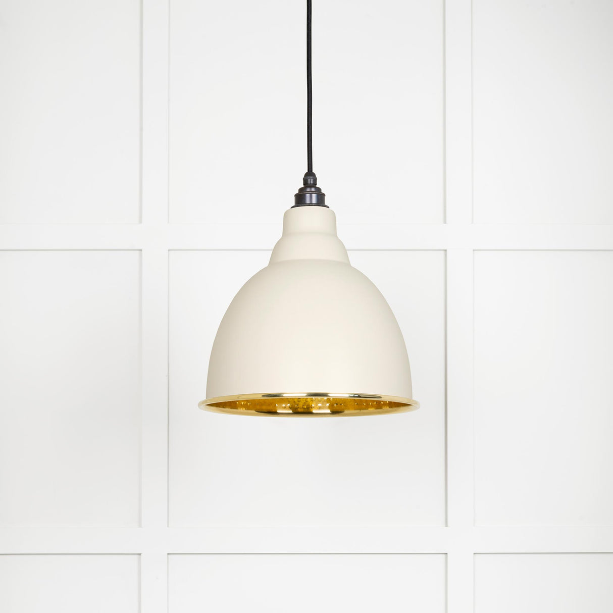 From The Anvil - Hammered Brass Brindley Pendant in Teasel | Sku. 49517TE | Trade Door Handles.