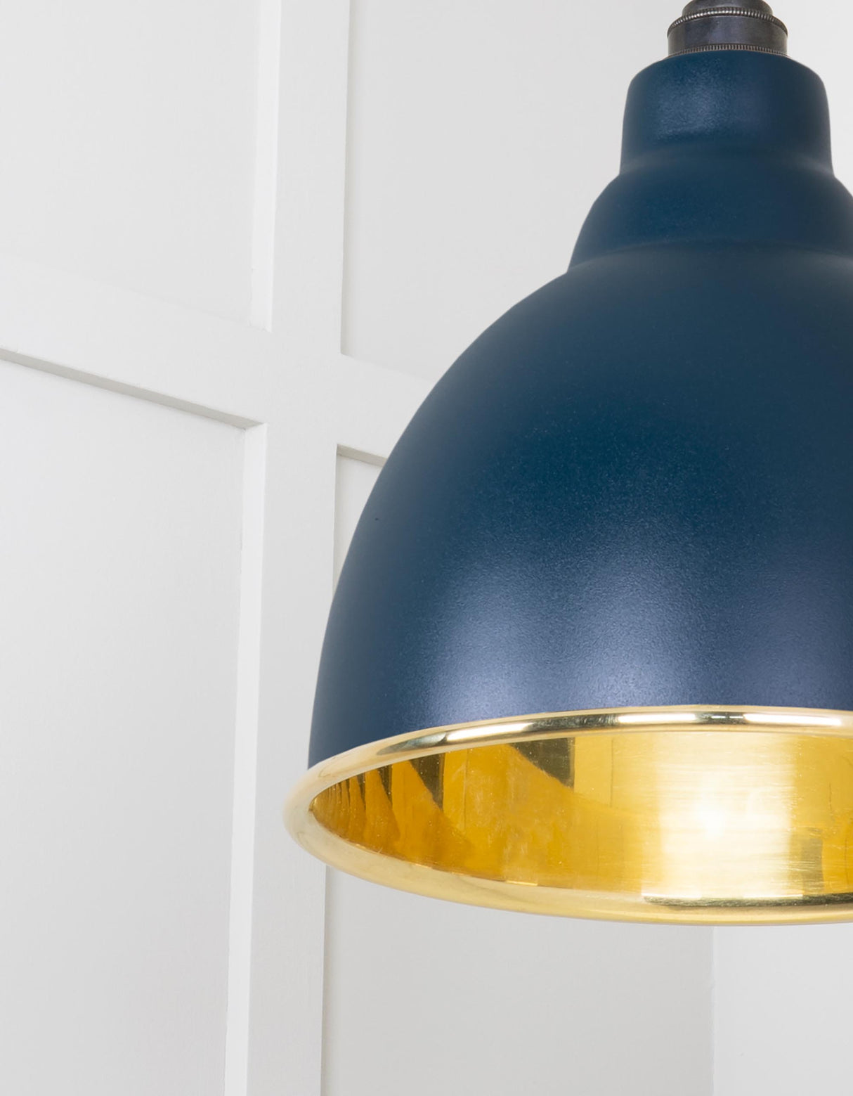 From The Anvil - Smooth Brass Brindley Pendant in Dusk | Sku. 49518DU | Trade Door Handles.