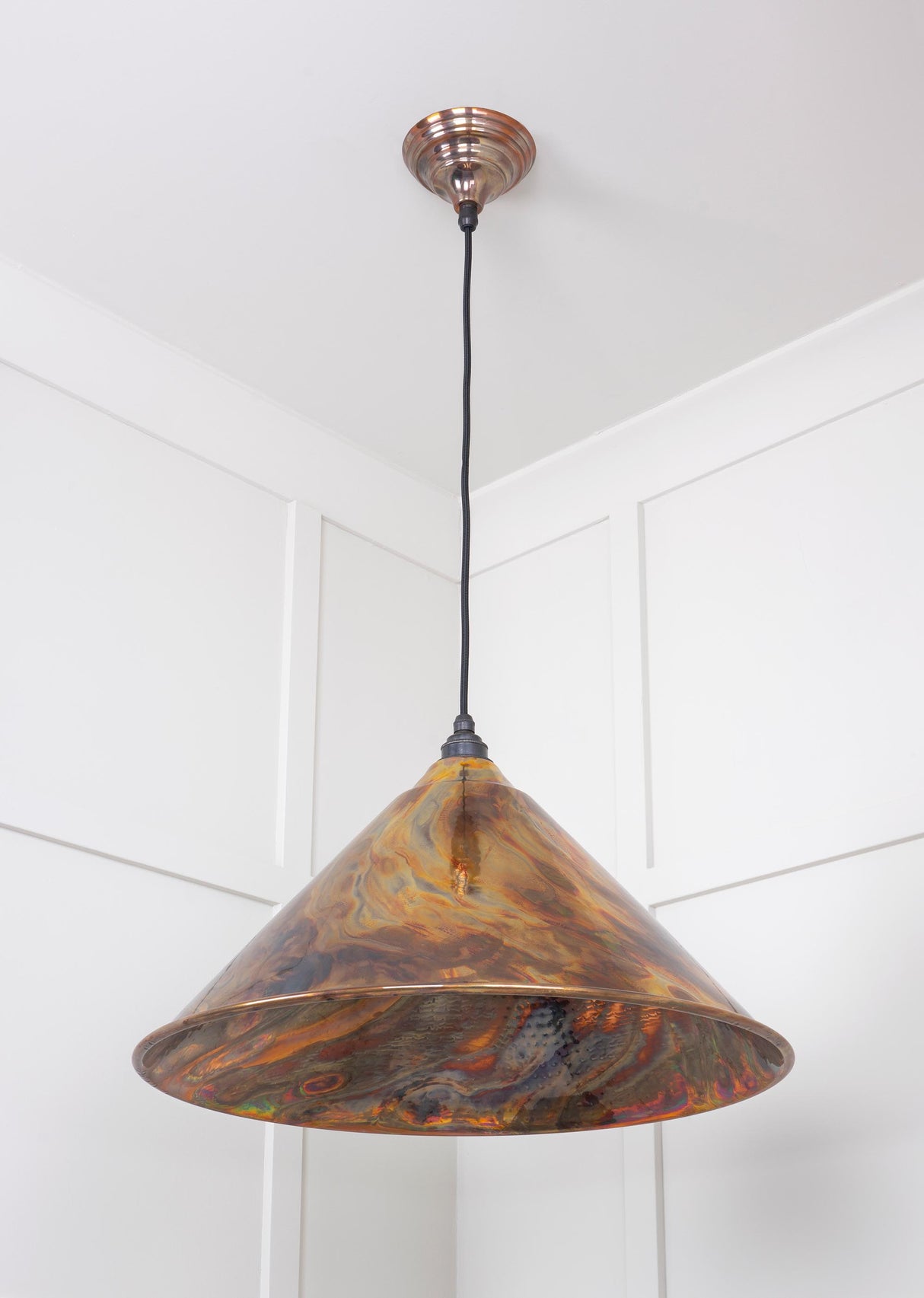 From The Anvil - Burnished Hockley Pendant | Sku. 49519 | Trade Door Handles.