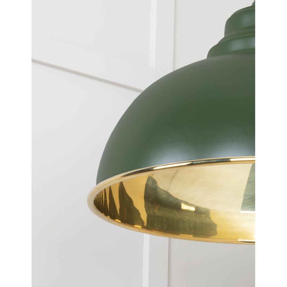 From The Anvil - Smooth Brass Harborne Pendant in Heath | Sku. 49522H | Trade Door Handles.