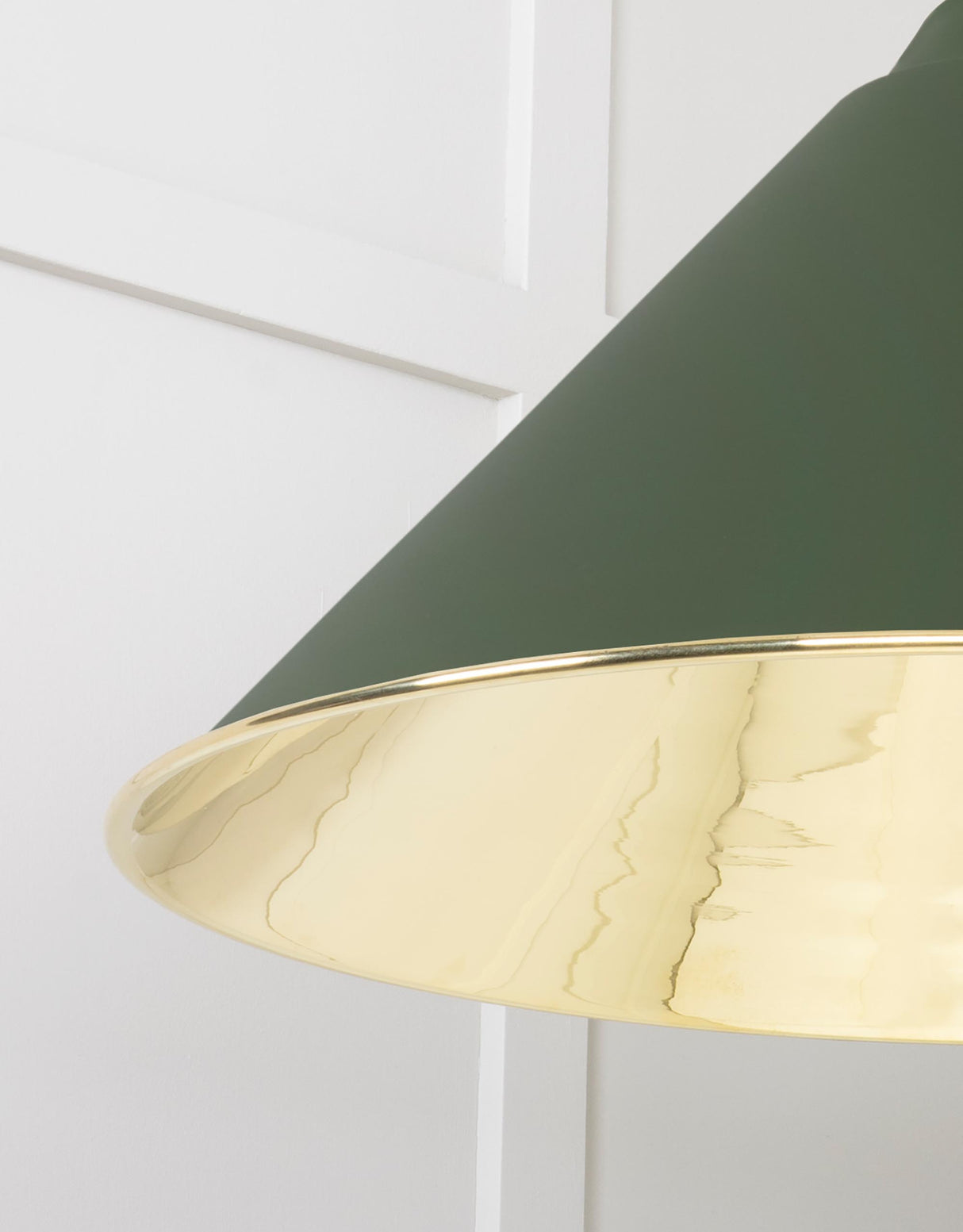 From The Anvil - Smooth Brass Hockley Pendant in Heath | Sku. 49524H | Trade Door Handles.