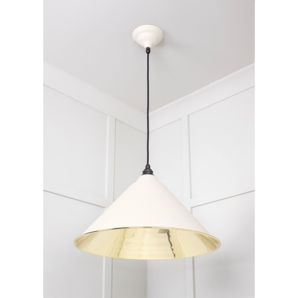 From The Anvil - Smooth Brass Hockley Pendant in Teasel | Sku. 49524TE | Trade Door Handles.