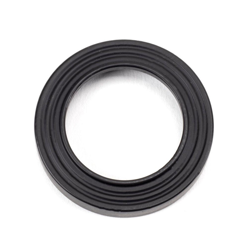 From The Anvil - Matt Black Round Euro Escutcheon (Beehive) | Sku. 49542 | Trade Door Handles.