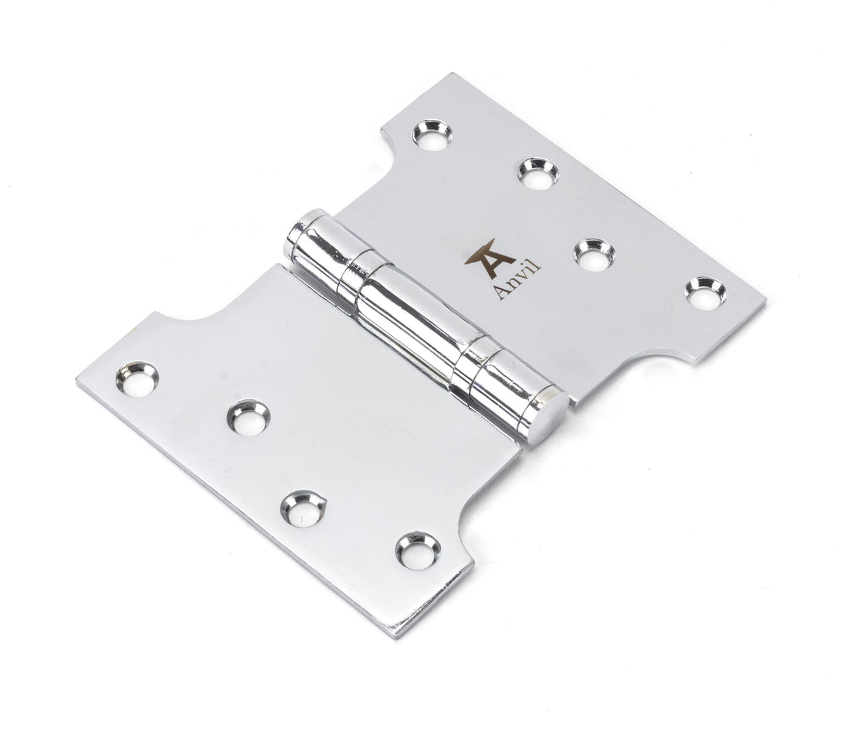 From The Anvil - Polished Chrome 4" x 3" x 5" Parliament Hinge (pair) ss | Sku. 49558 | Trade Door Handles.