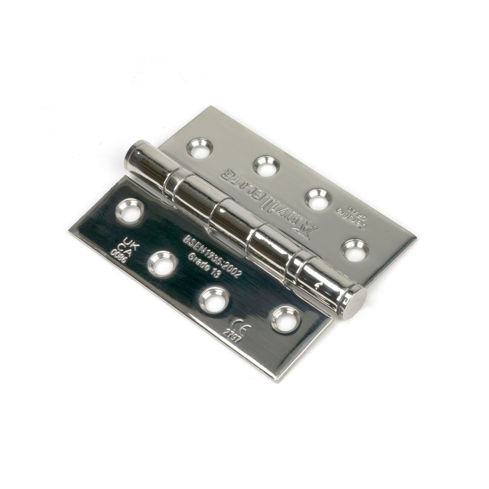 From The Anvil - Polished SS 4" Ball Bearing Butt Hinge (pair) | Sku. 49574 | Trade Door Handles.