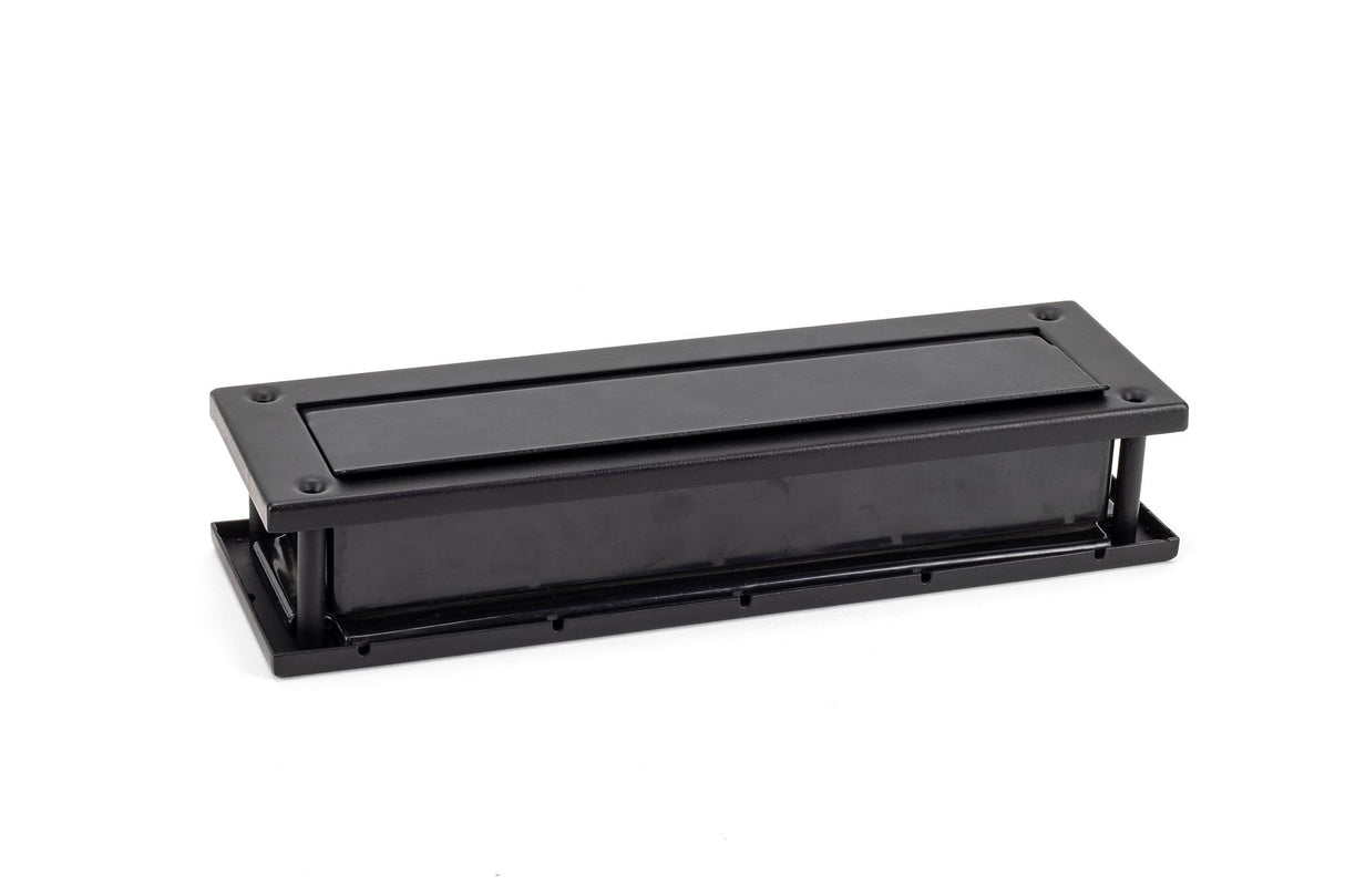 From The Anvil - Matt Black Traditional Letterbox | Sku. 49593 | Trade Door Handles.