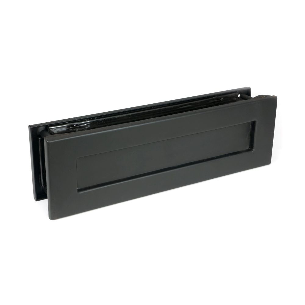 From The Anvil - Matt Black Traditional Letterbox | Sku. 49593 | Trade Door Handles.