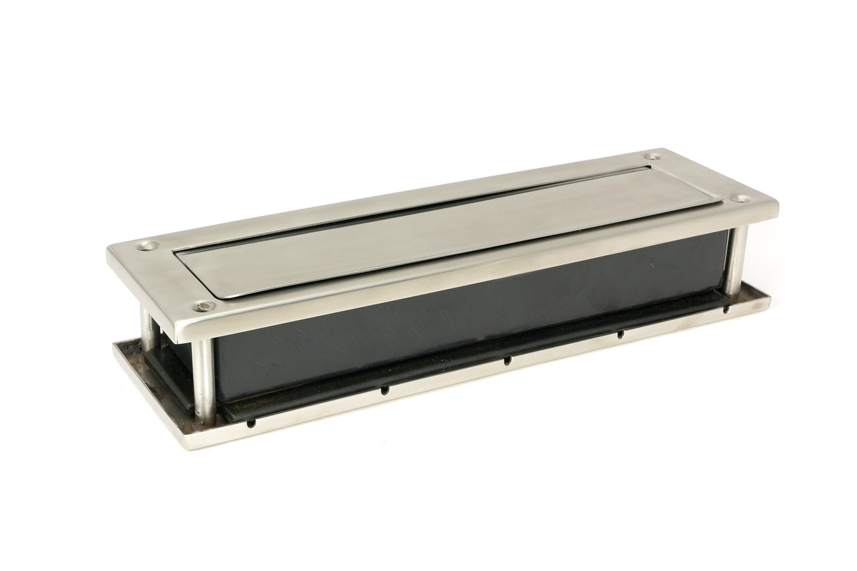 From The Anvil - Satin Marine SS (316) Traditional Letterbox | Sku. 49598 | Trade Door Handles.