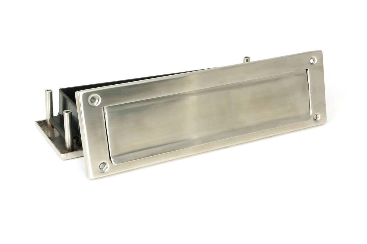 From The Anvil - Satin Marine SS (316) Traditional Letterbox | Sku. 49598 | Trade Door Handles.