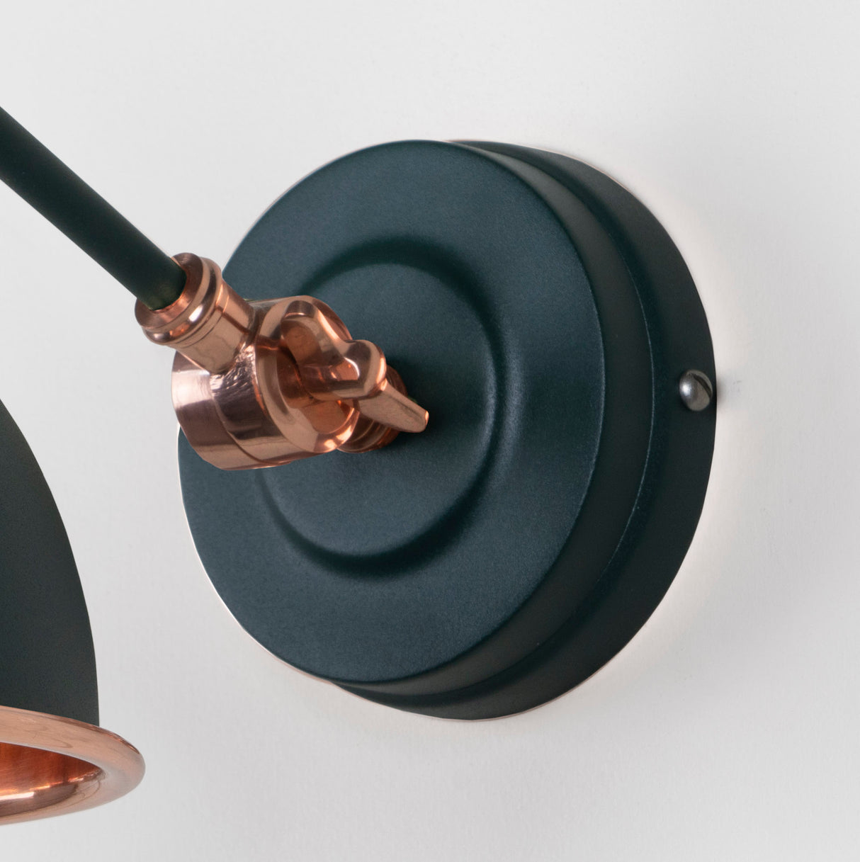 From The Anvil - Smooth Copper Brindley Wall Light in Dingle | Sku. 49714SDI | Trade Door Handles.