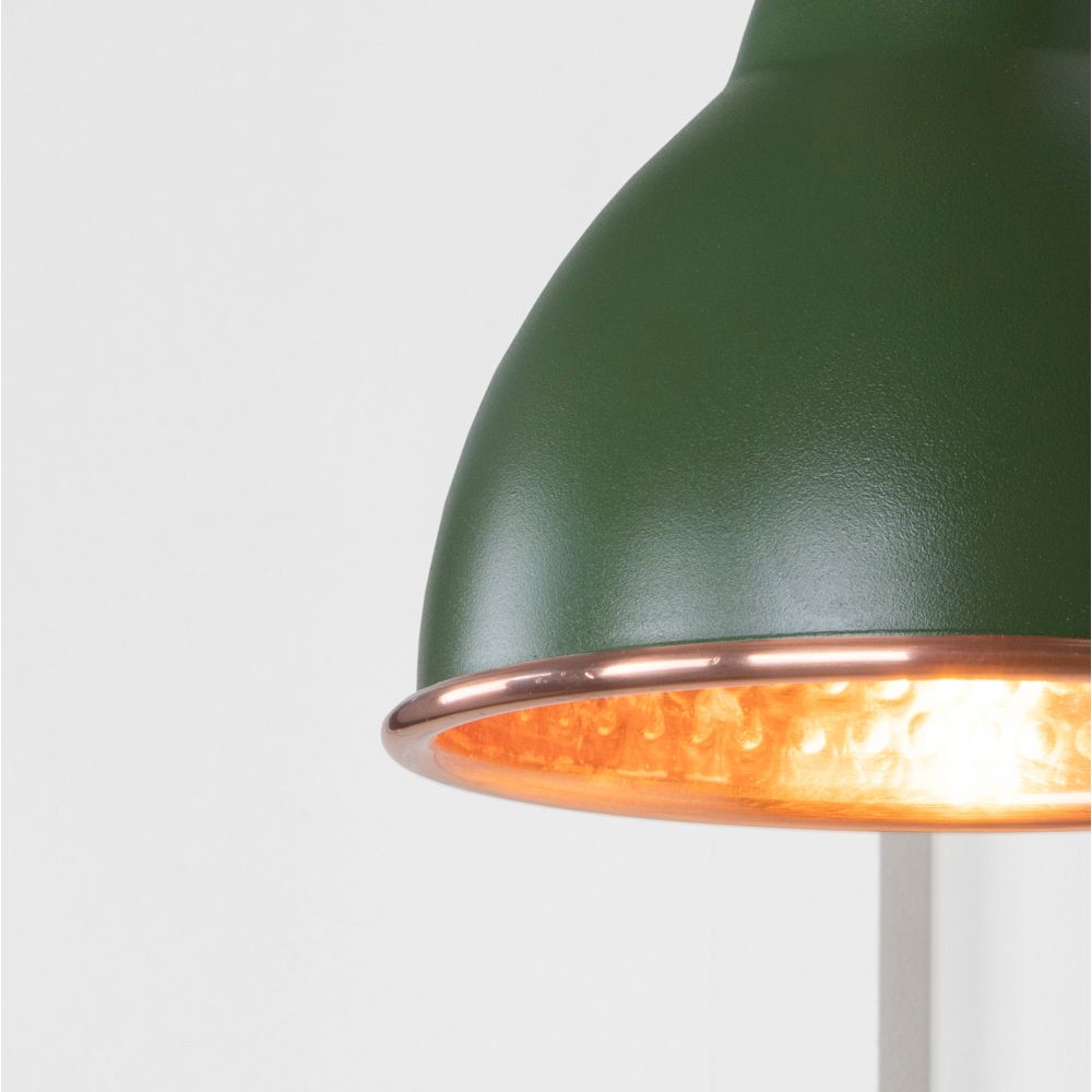 From The Anvil - Hammered Copper Brindley Wall Light in Heath | Sku. 49717SH | Trade Door Handles.