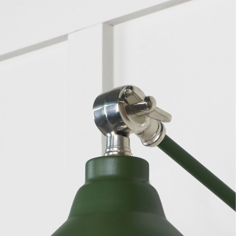 From The Anvil - Hammered Nickel Brindley Wall Light in Heath | Sku. 49718SH | Trade Door Handles.
