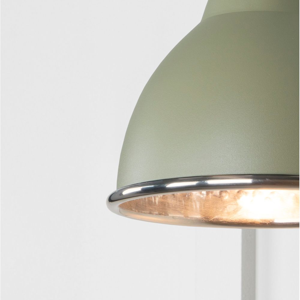 From The Anvil - Hammered Nickel Brindley Wall Light in Tump | Sku. 49718STU | Trade Door Handles.