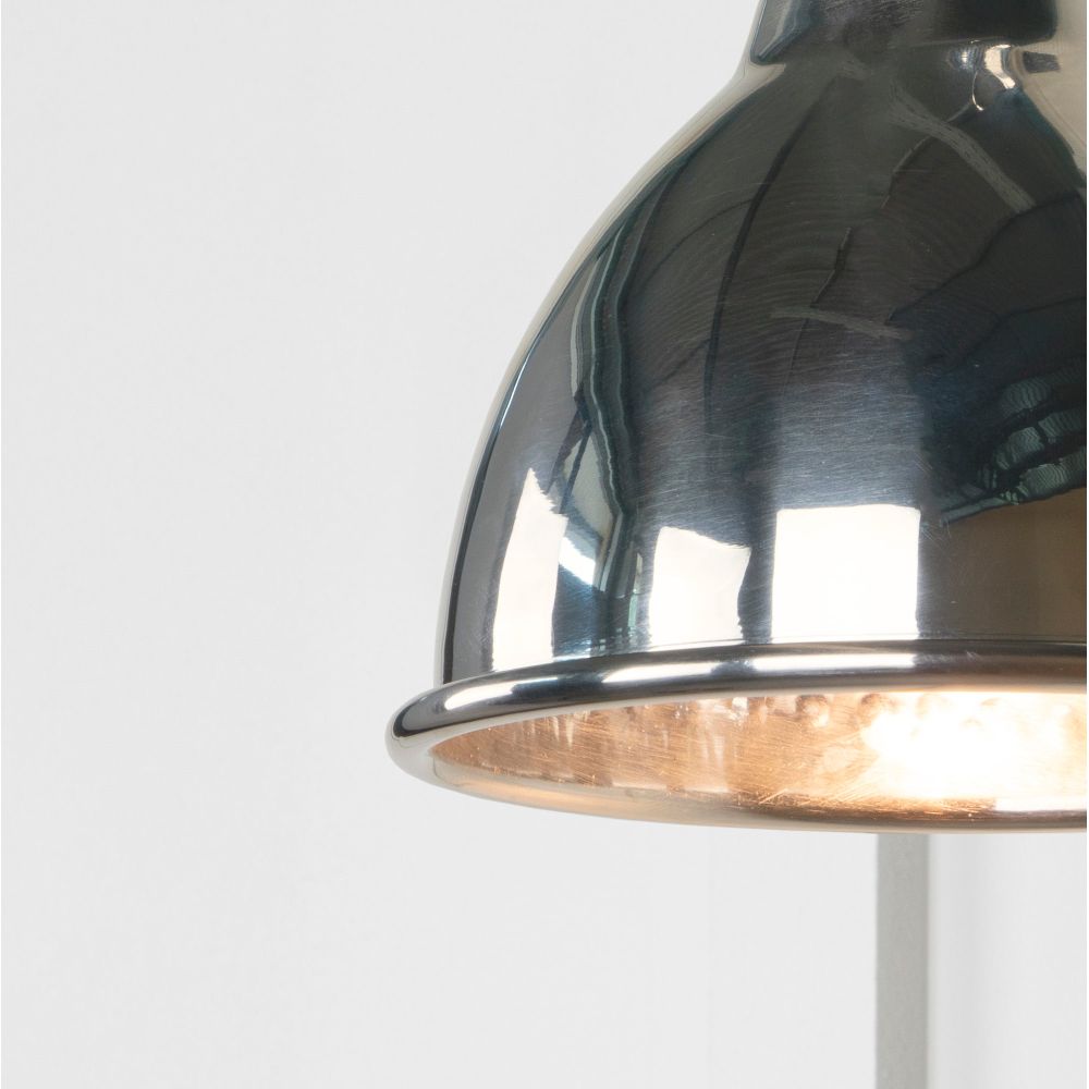 From The Anvil - Hammered Nickel Brindley Wall Light | Sku. 49718 | Trade Door Handles.