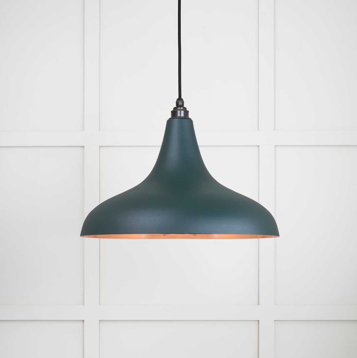 From The Anvil - Smooth Copper Frankley Pendant in Dingle | Sku. 49720SDI | Trade Door Handles.