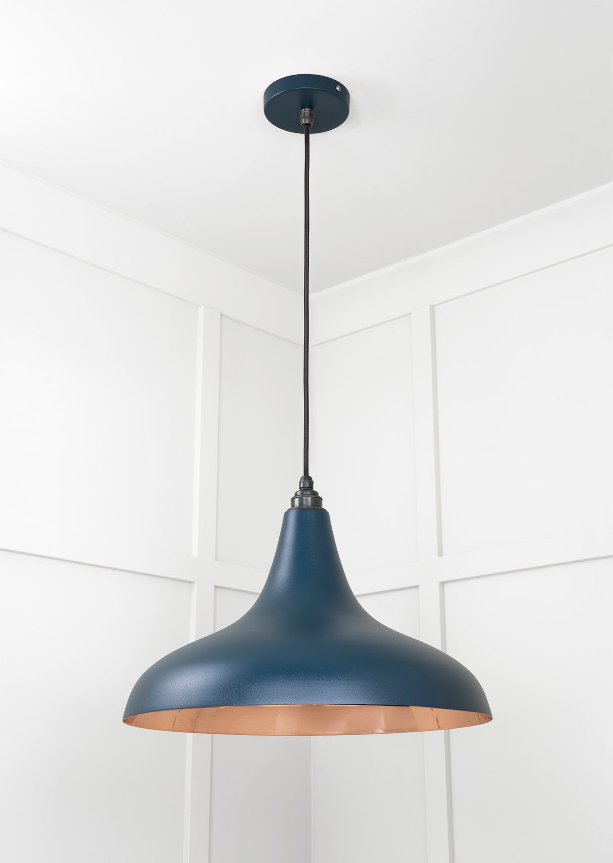 From The Anvil - Smooth Copper Frankley Pendant in Dusk | Sku. 49720SDU | Trade Door Handles.