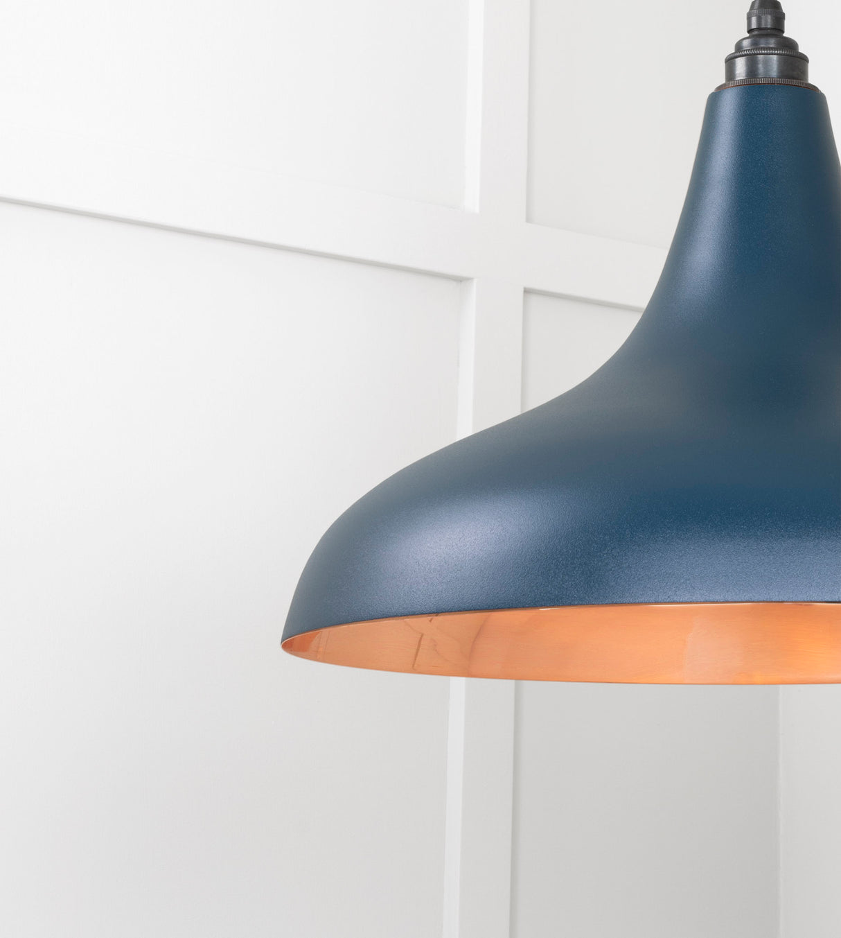 From The Anvil - Smooth Copper Frankley Pendant in Dusk | Sku. 49720SDU | Trade Door Handles.
