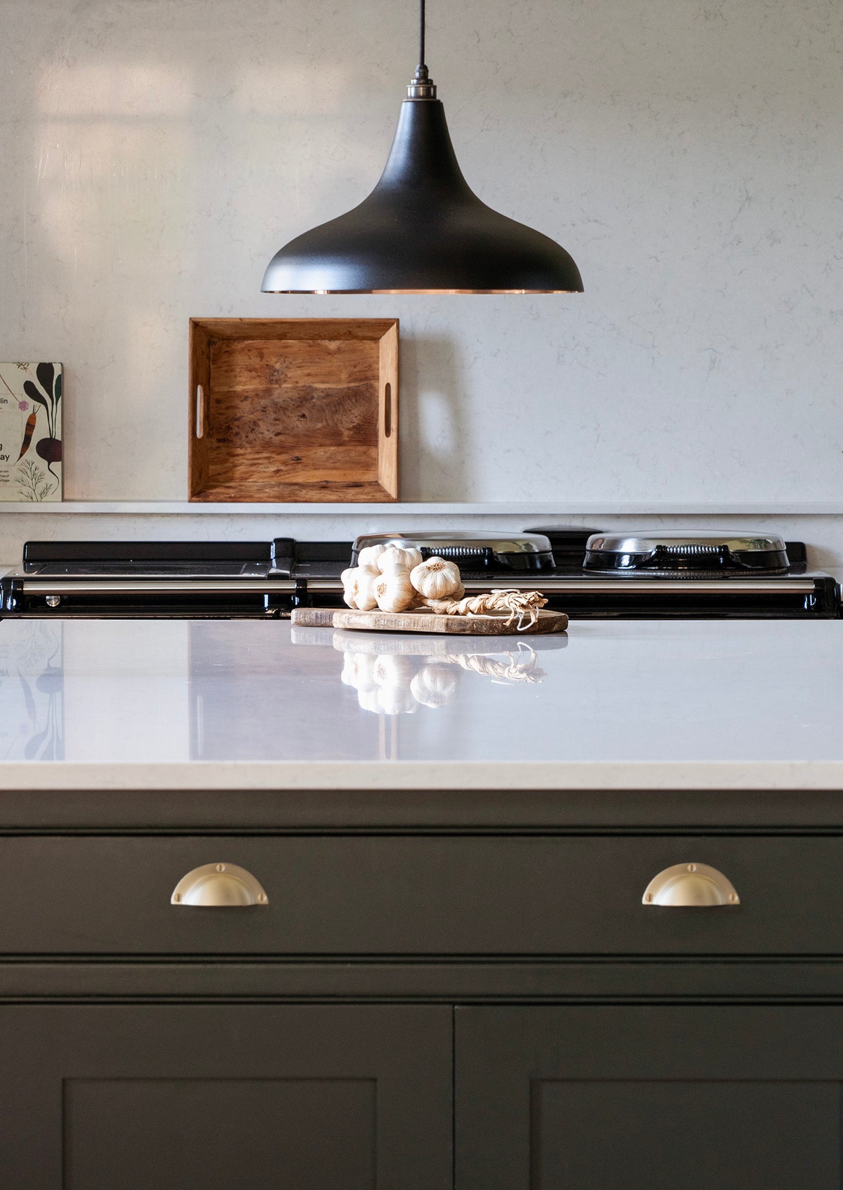 From The Anvil - Smooth Copper Frankley Pendant in Elan Black | Sku. 49720SEB | Trade Door Handles.