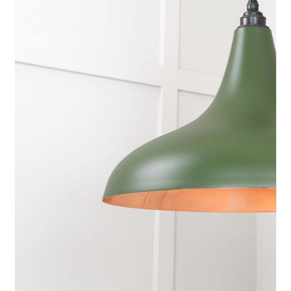From The Anvil - Smooth Copper Frankley Pendant in Heath | Sku. 49720SH | Trade Door Handles.