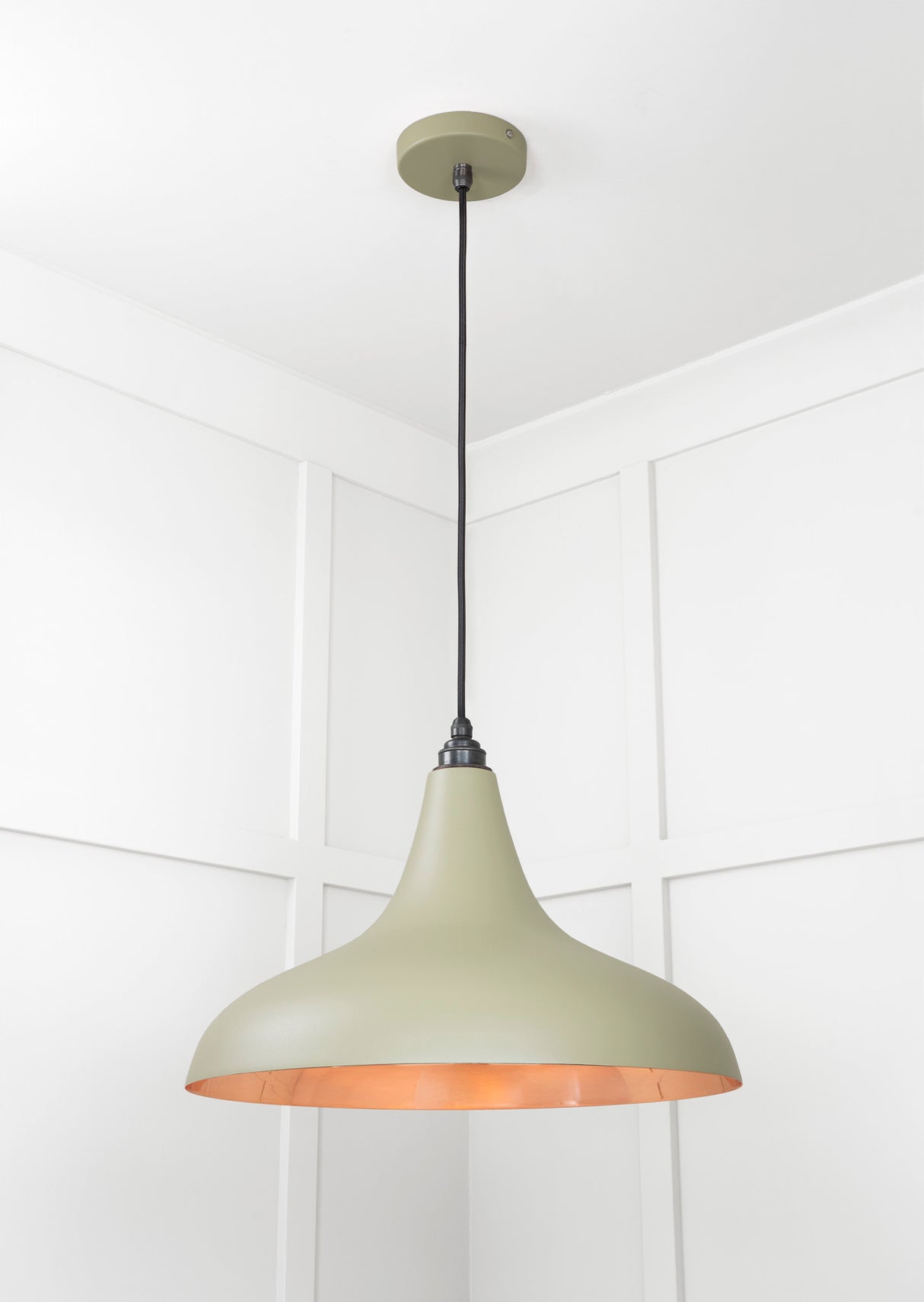 From The Anvil - Smooth Copper Frankley Pendant in Tump | Sku. 49720STU | Trade Door Handles.