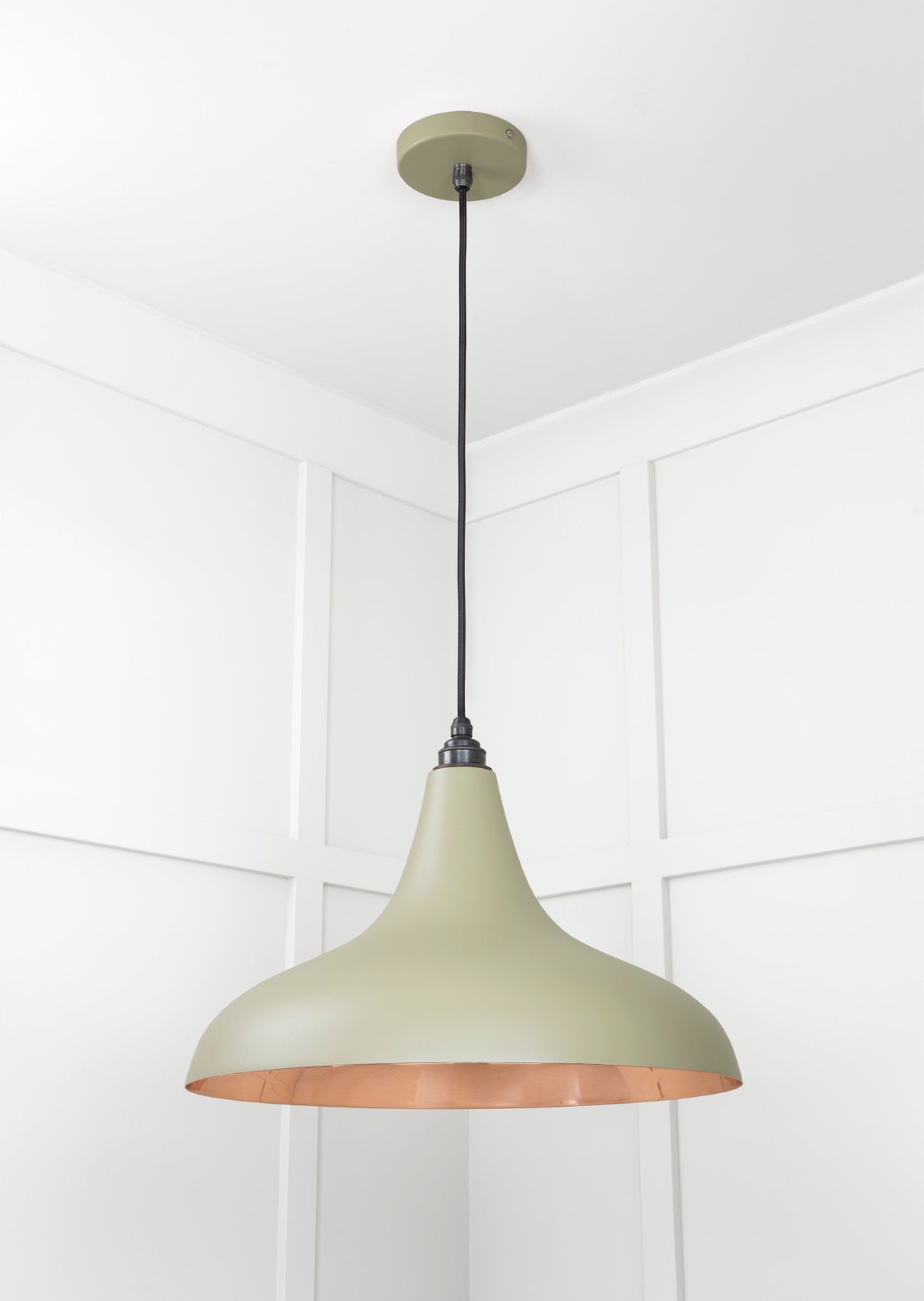 From The Anvil - Smooth Copper Frankley Pendant in Tump | Sku. 49720STU | Trade Door Handles.