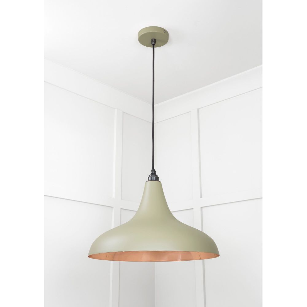 From The Anvil - Smooth Copper Frankley Pendant in Tump | Sku. 49720STU | Trade Door Handles.