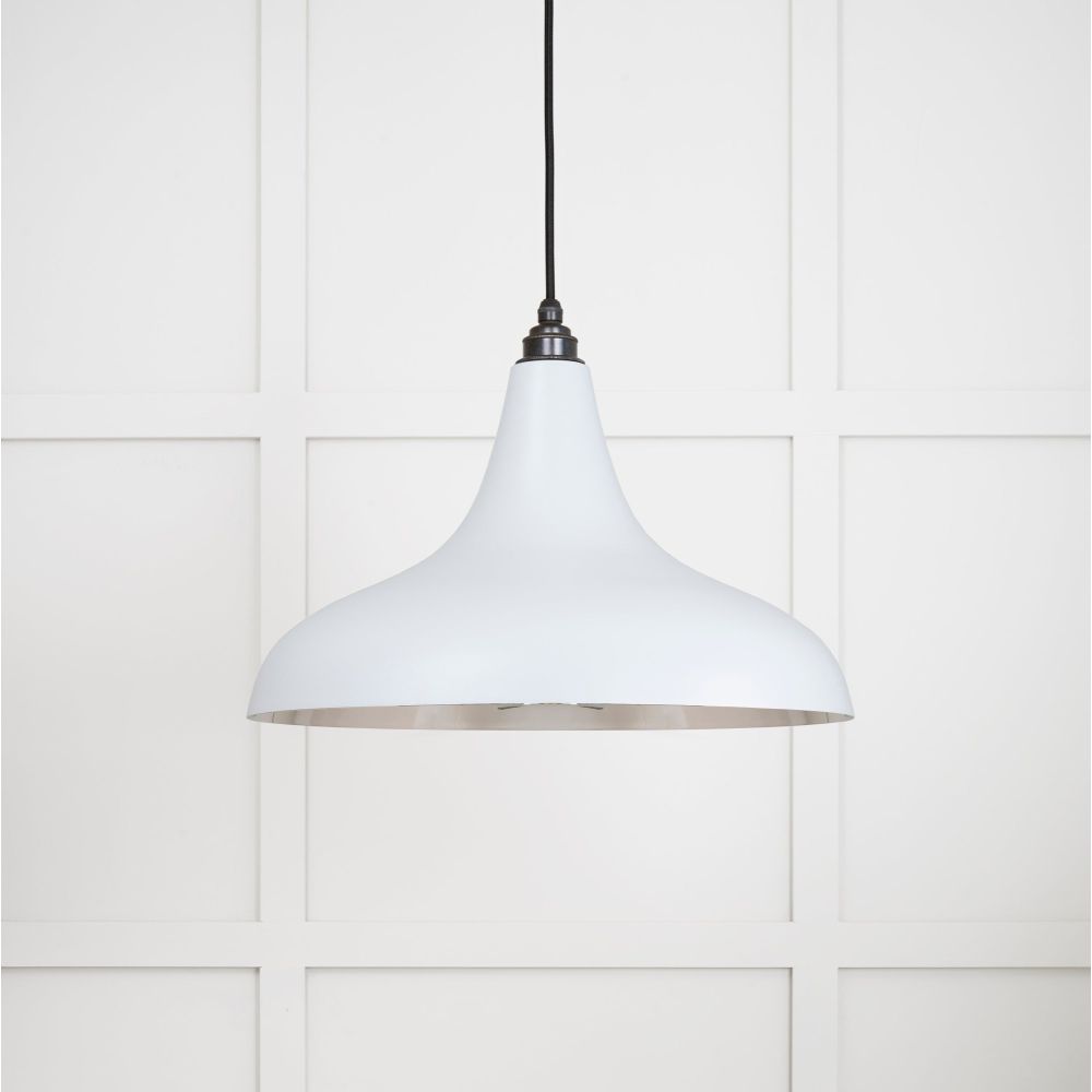 From The Anvil - Smooth Nickel Frankley Pendant in Birch | Sku. 49721SBI | Trade Door Handles.
