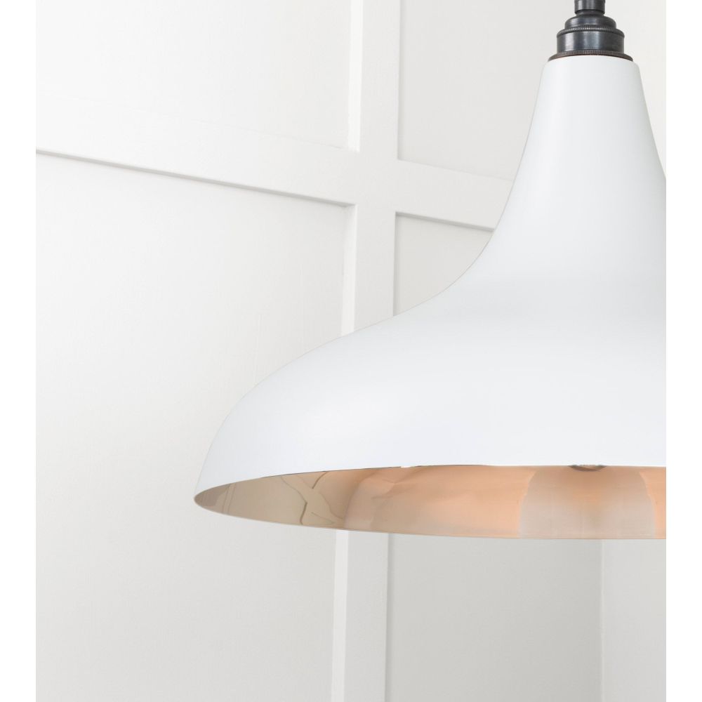 From The Anvil - Smooth Nickel Frankley Pendant in Birch | Sku. 49721SBI | Trade Door Handles.