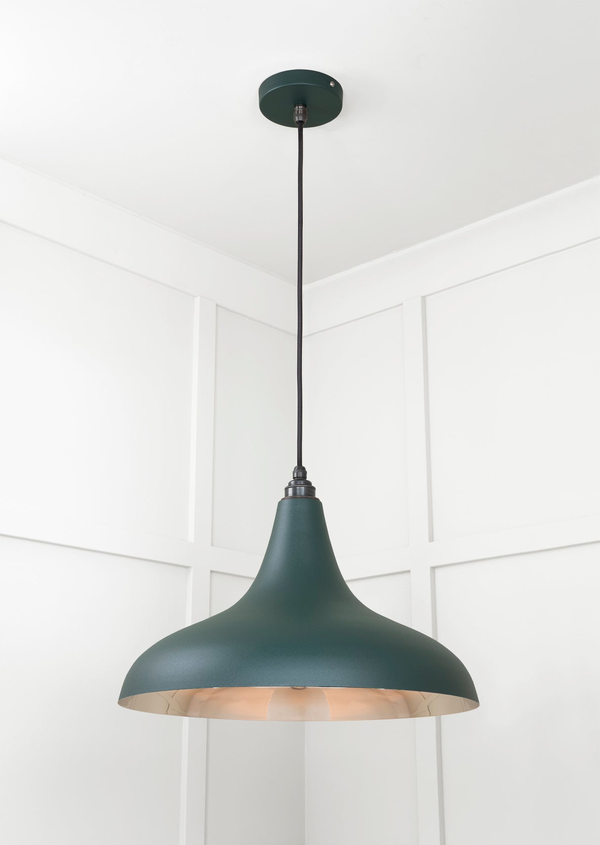 From The Anvil - Smooth Nickel Frankley Pendant in Dingle | Sku. 49721SDI | Trade Door Handles.