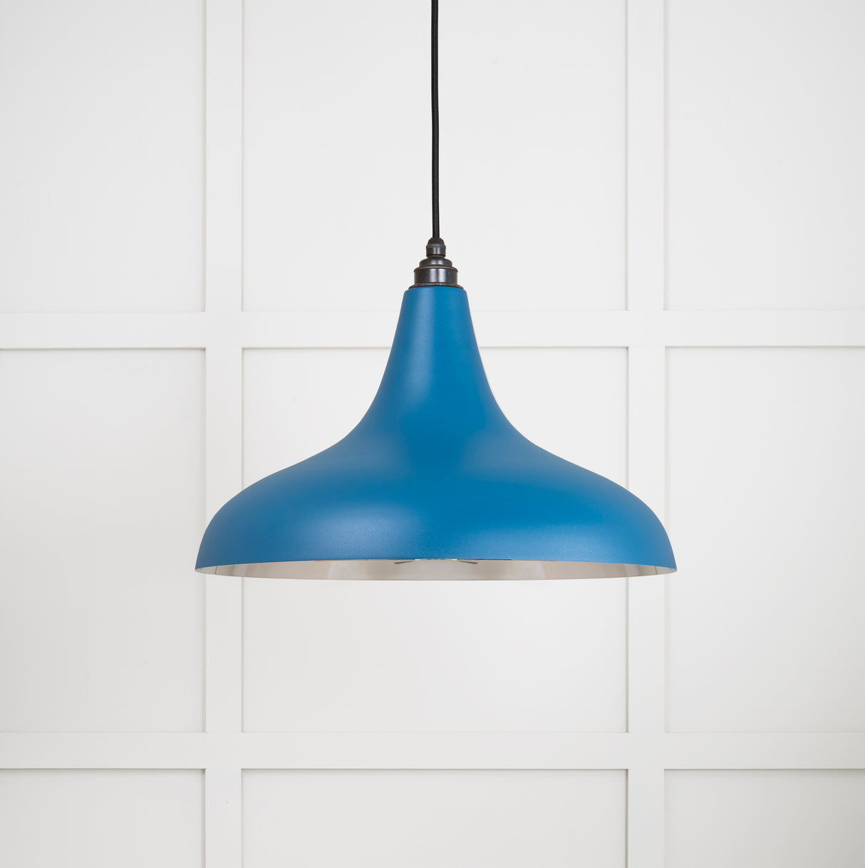 From The Anvil - Smooth Nickel Frankley Pendant in Upstream | Sku. 49721SU | Trade Door Handles.