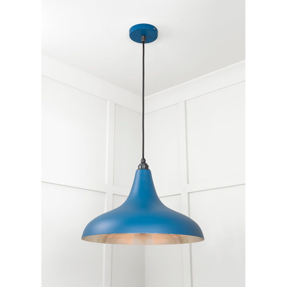 From The Anvil - Smooth Nickel Frankley Pendant in Upstream | Sku. 49721SU | Trade Door Handles.