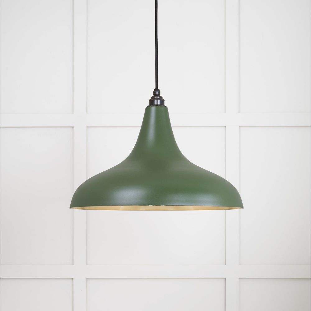 From The Anvil - Smooth Brass Frankley Pendant in Heath | Sku. 49722SH | Trade Door Handles.