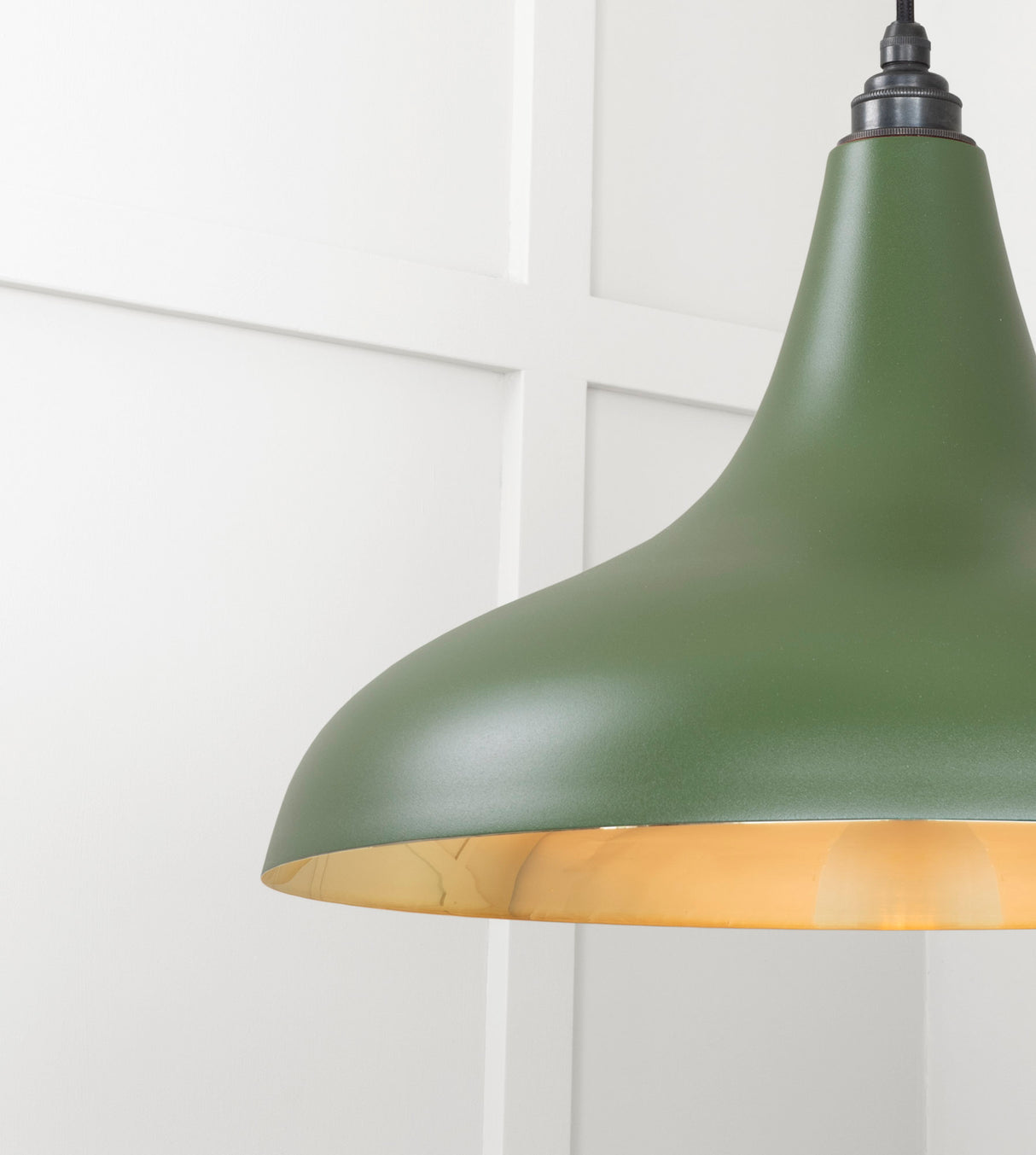From The Anvil - Smooth Brass Frankley Pendant in Heath | Sku. 49722SH | Trade Door Handles.