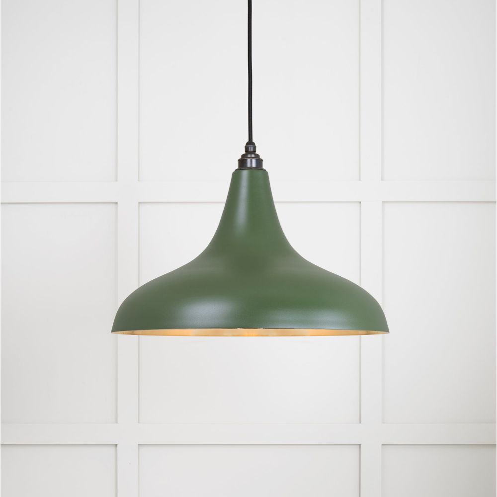 From The Anvil - Smooth Brass Frankley Pendant in Heath | Sku. 49722SH | Trade Door Handles.