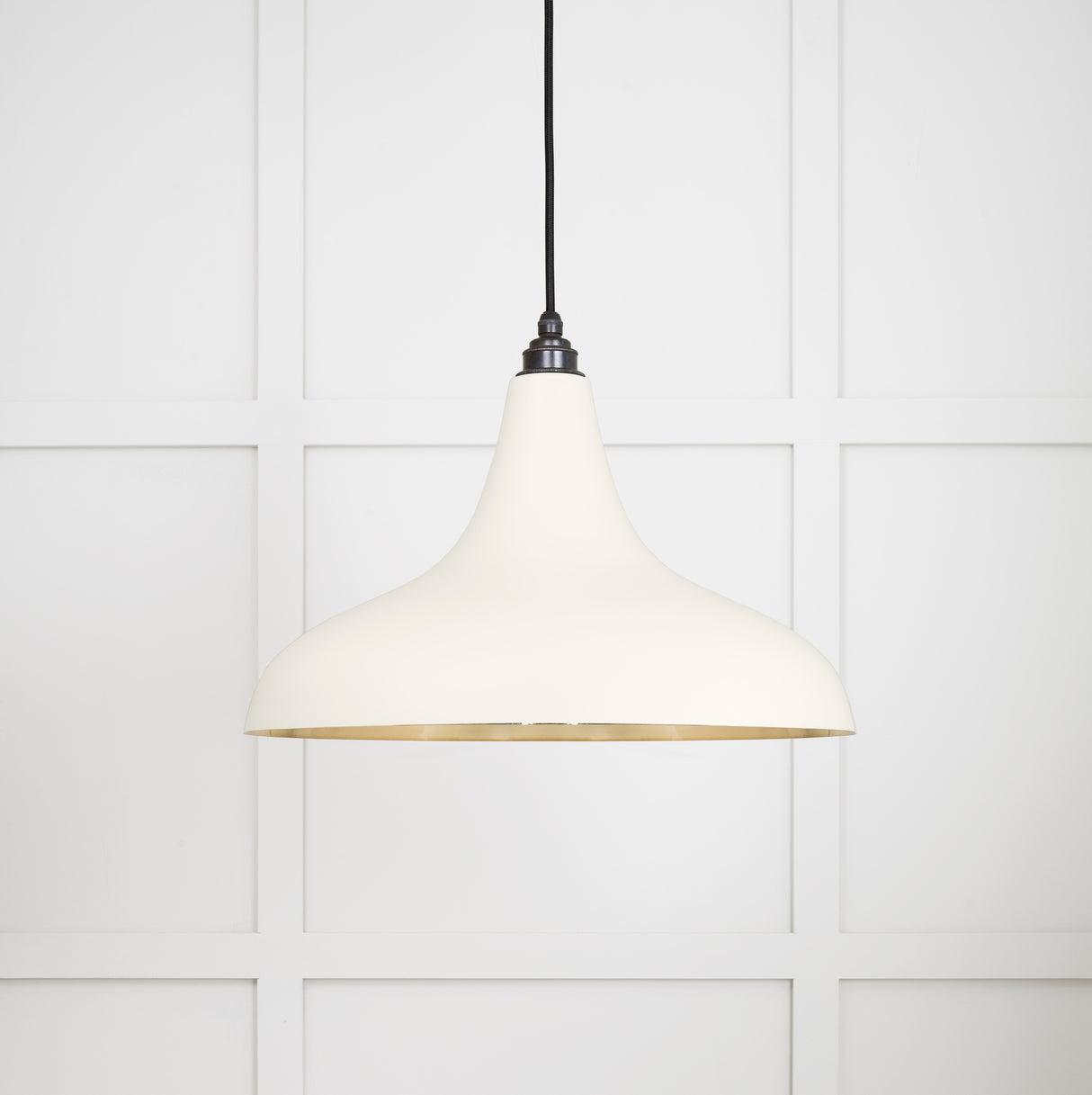 From The Anvil - Smooth Brass Frankley Pendant in Teasel | Sku. 49722STE | Trade Door Handles.