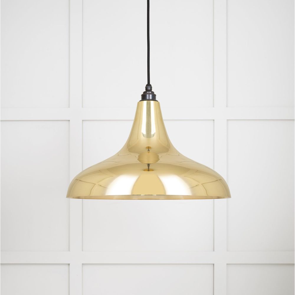 From The Anvil - Smooth Brass Frankley Pendant | Sku. 49722 | Trade Door Handles.