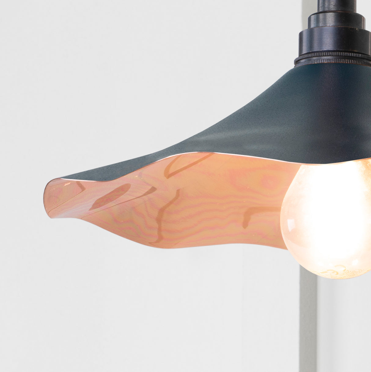 From The Anvil - Smooth Copper Flora Wall Light in Dusk | Sku. 49723SDU | Trade Door Handles.