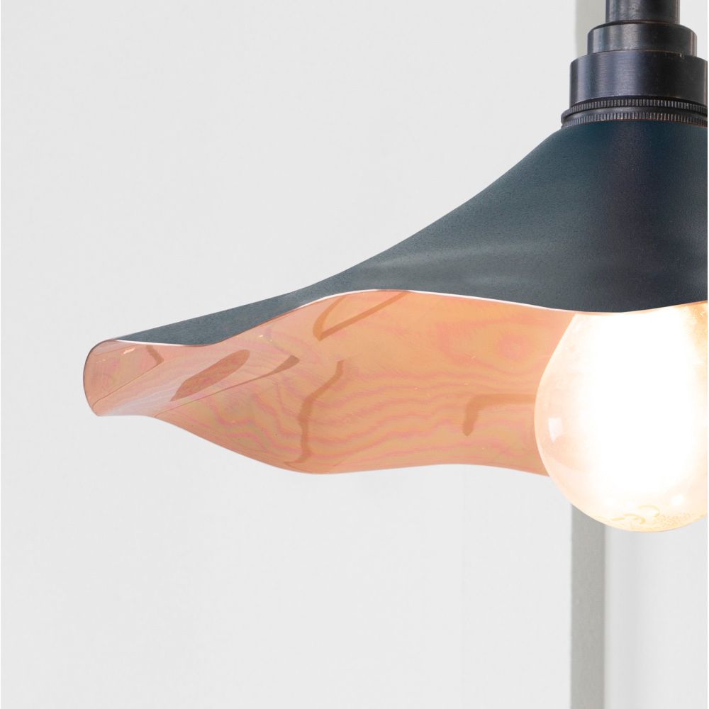 From The Anvil - Smooth Copper Flora Wall Light in Dusk | Sku. 49723SDU | Trade Door Handles.