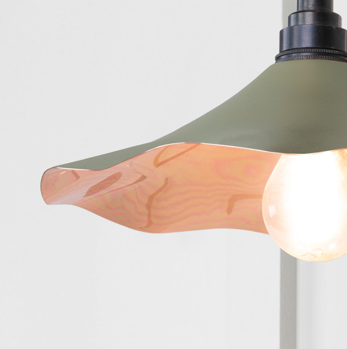 From The Anvil - Smooth Copper Flora Wall Light in Tump | Sku. 49723STU | Trade Door Handles.